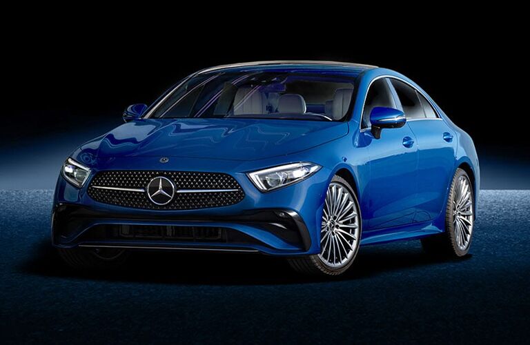 2022 Mercedes-Benz CLS blue front view
