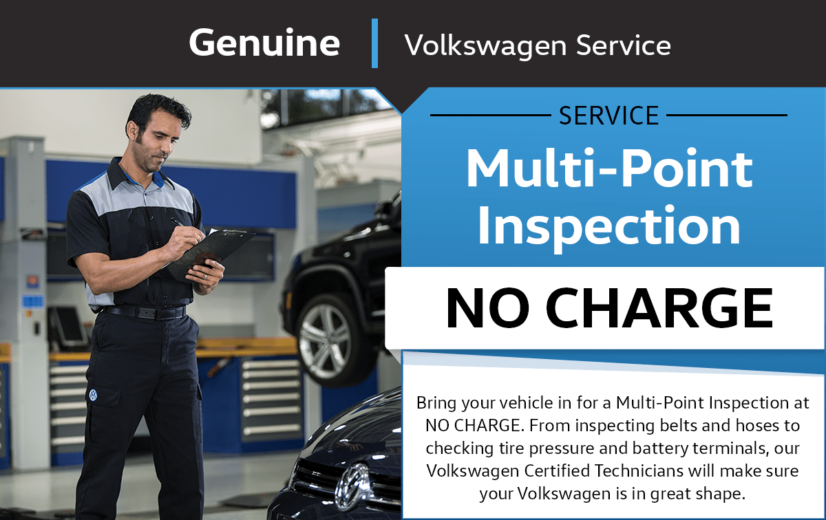 Multi Point Inspection In Wellesley MA Wellesley Volkswagen