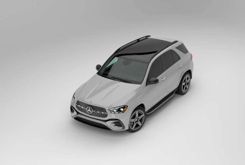 A top-down external view of the 2026 GLE 580 4MATIC® SUV