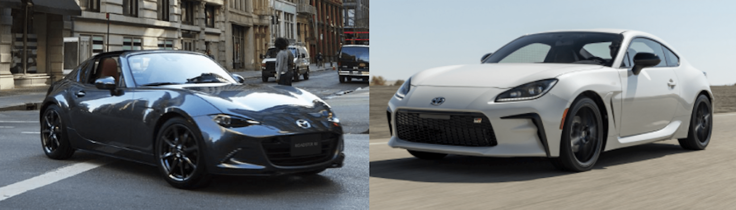2022 Mazda MX-5 Miata RF vs 2022 Toyota GR86