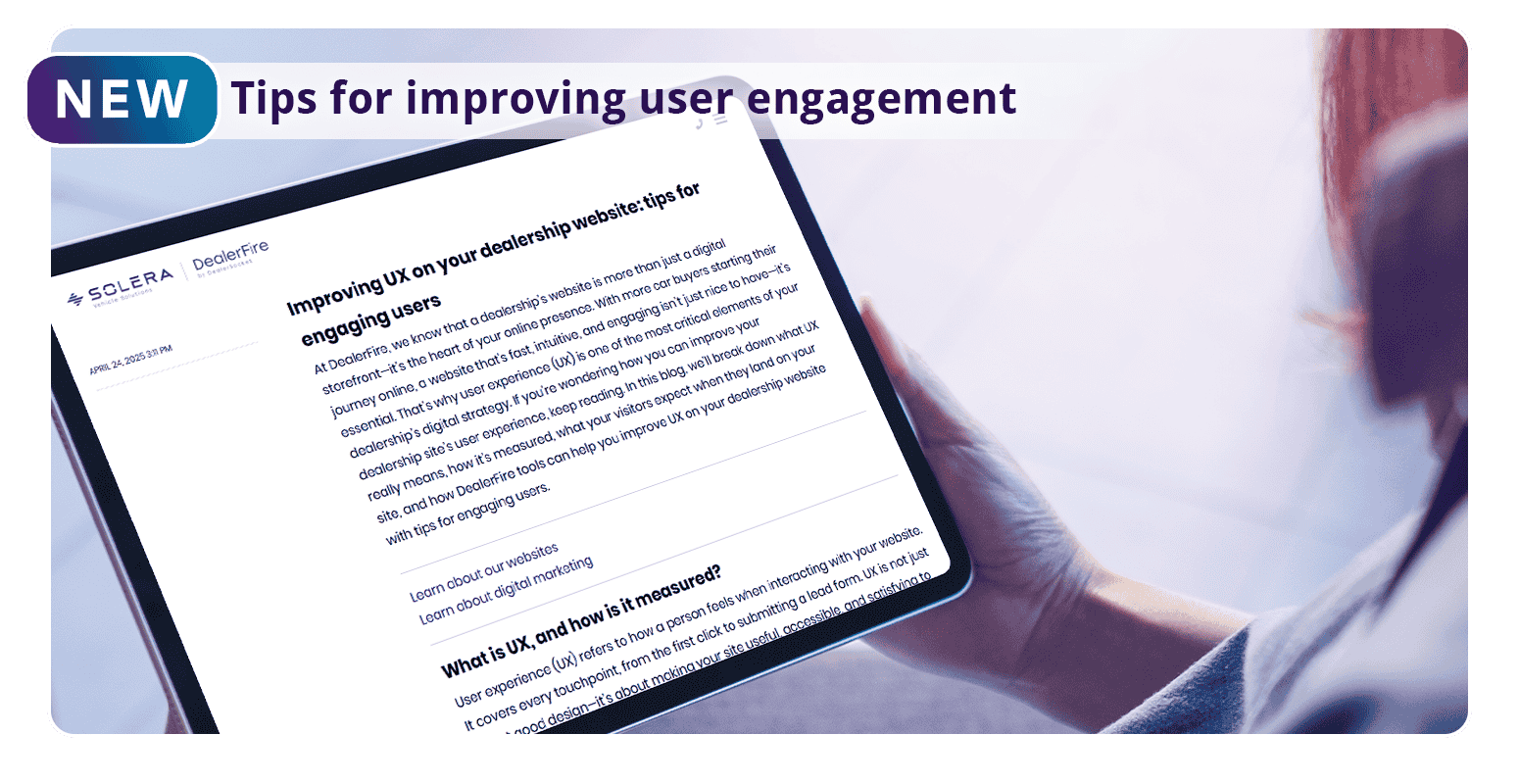 Blog Post: Tips for Improving User Experience