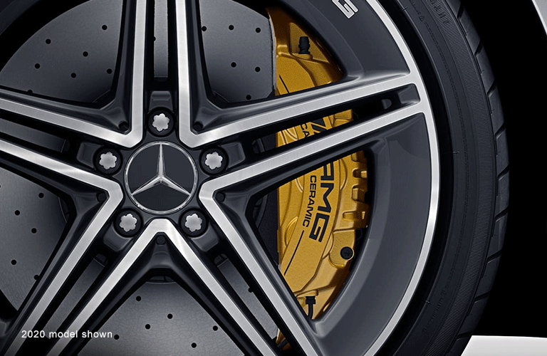 2022 MB GT close up of wheel