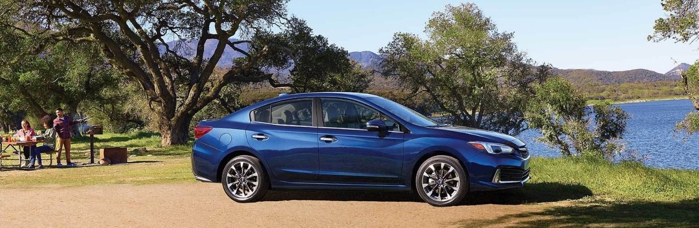 2021 Subaru Impreza parked side view
