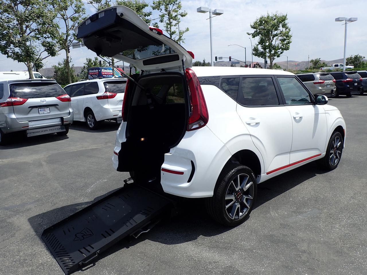 The wheelchair-accessible Kia Soul in 'Alien Green'