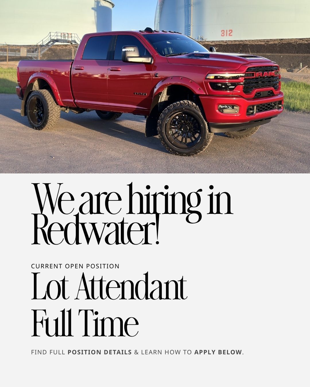 We are Hiring