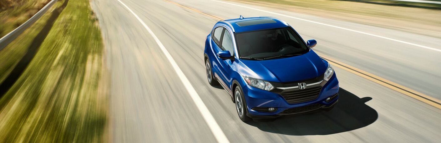 honda hr-v blue top view
