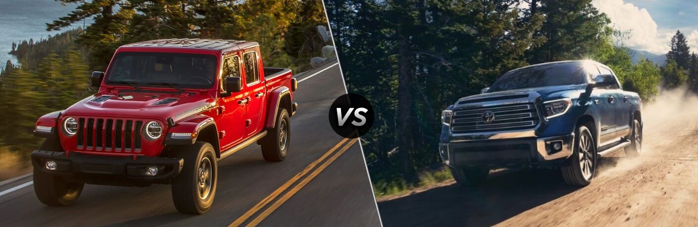 2021 Jeep Gladiator Vs 2021 Toyota Tundra