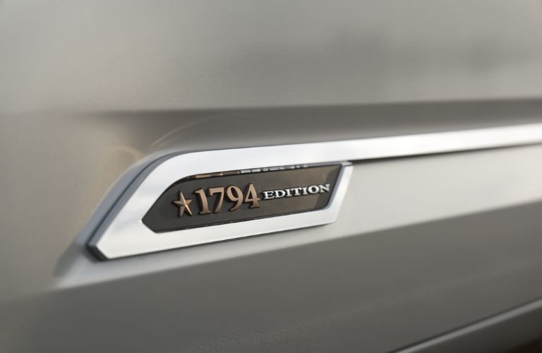 2025 Toyota Sequoia 1794 Edition badging