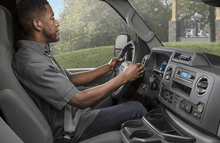 2024 Ford E-Series Cutaway front seat with driver
