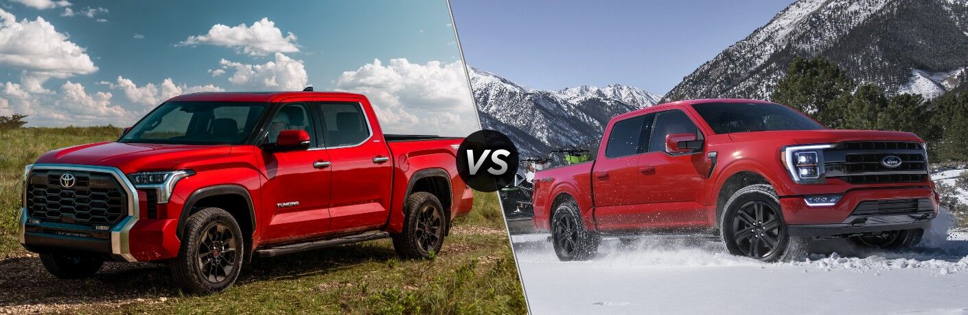 2022 Toyota Tundra vs 2021 Ford F-150