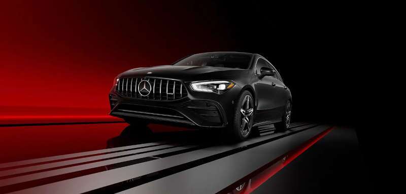 A front quarter external view of the 2025 Mercedes-Benz CLA