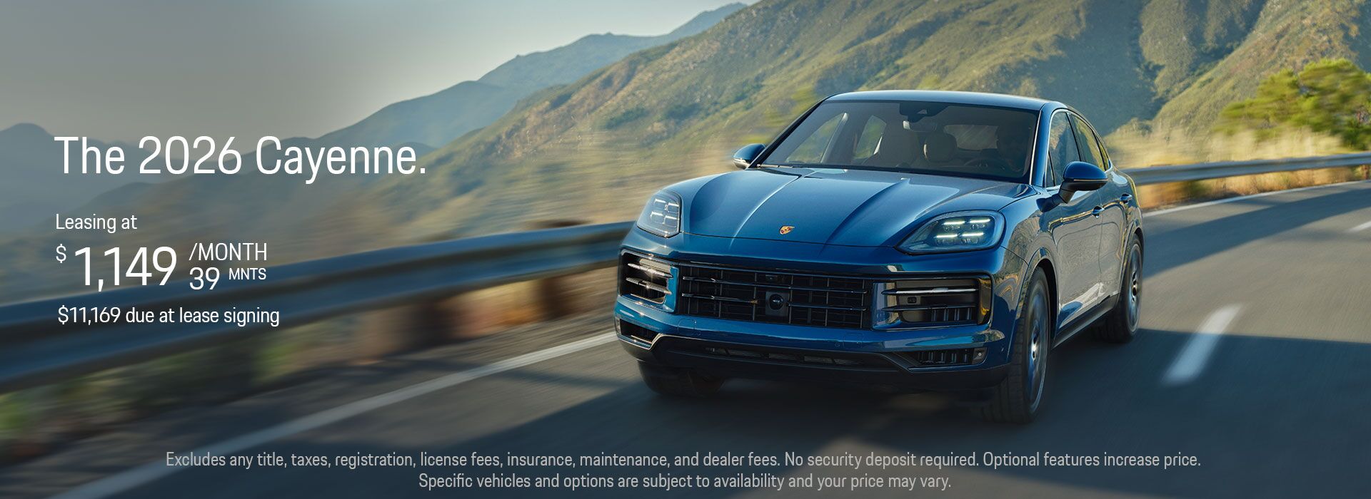 2026 October Cayenne