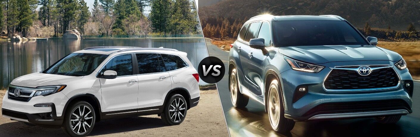 2022 Honda Pilot vs 2022 Toyota Highlander