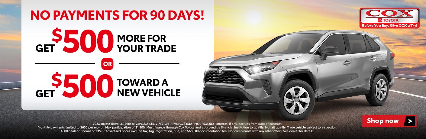 New Toyota Cars, Trucks, and SUVs For Sale Burlington NC | Cox Toyota