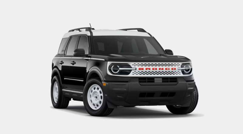A front exterior view of the 2026 Ford Bronco Sport Heritage