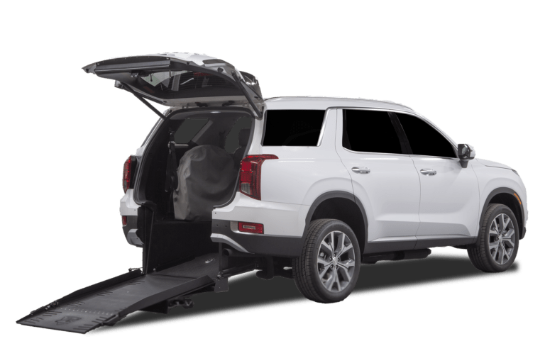 2021 Hyundai Palisade rear-entry ramp conversion from Freedom Motors USA