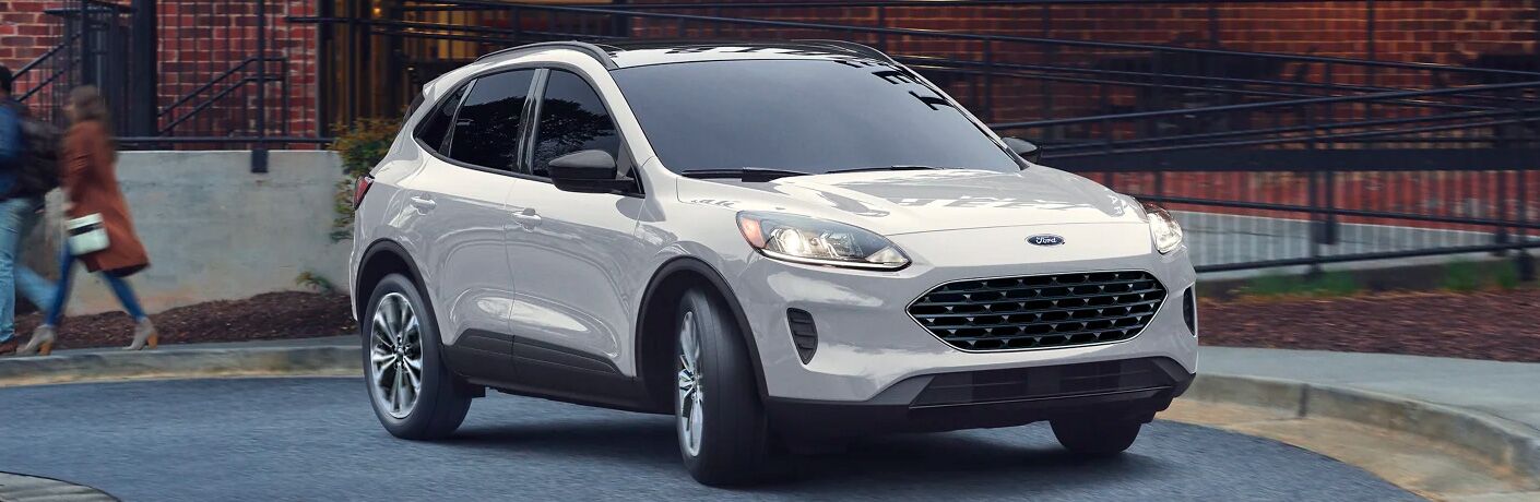 2021 Ford Escape side and front view