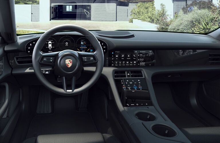 Interior of the 2022 Porsche Taycan