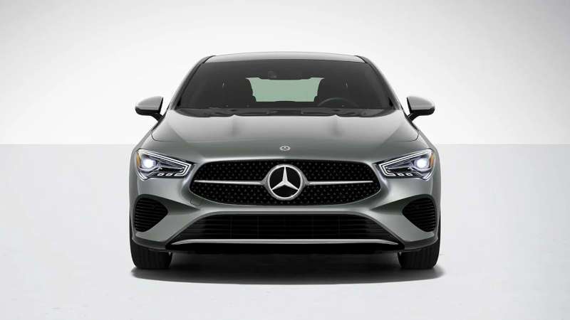 A front external view of the 2026 Mercedes-Benz CLA 250 Coupe