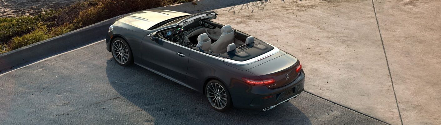 2022 Mercedes-Benz E-Class Cabriolet gay top back view