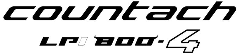 Lamborghini COUNTACH LP 800-4 Badge