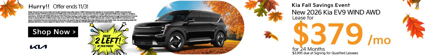 2026 Kia EV9 Wind
