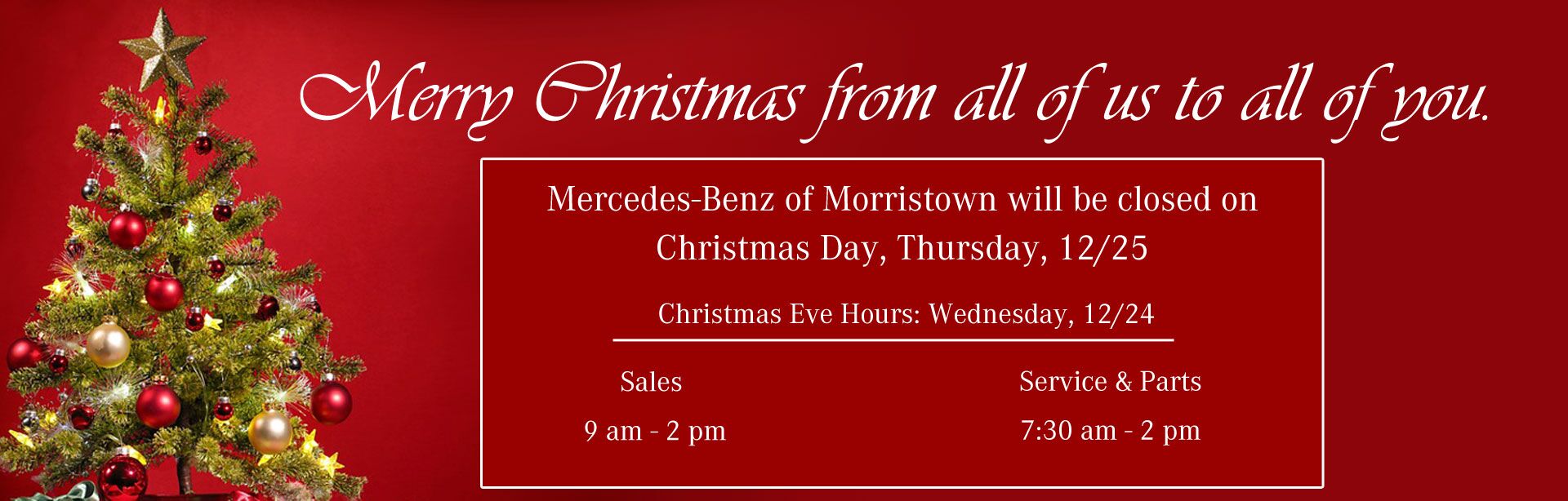 Special Hours Desktop