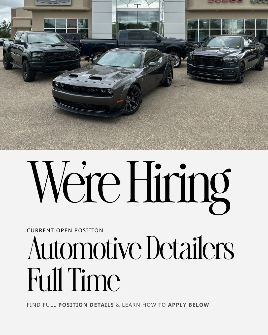 We are Hiring