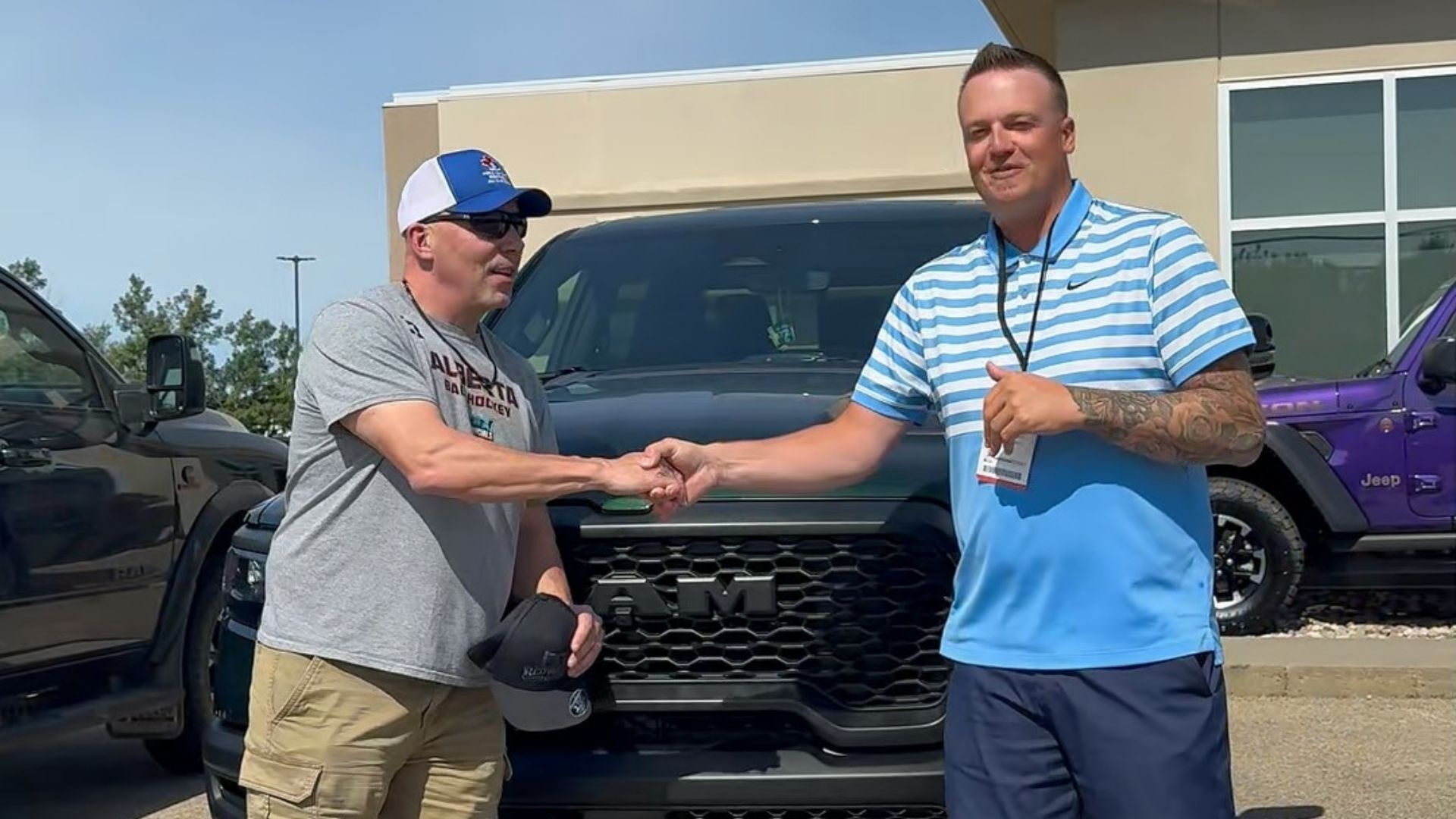 Chris and Matt on Delivery Day