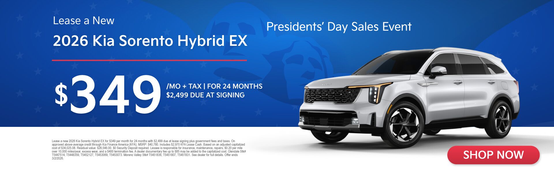FEB26 Special Sorento Hybrid