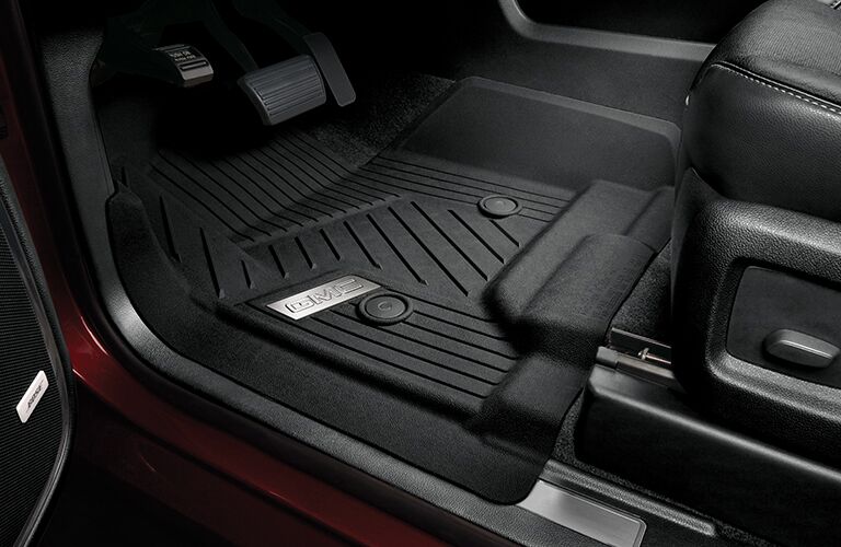 interior and pedals of the 2018 GMC Yukon