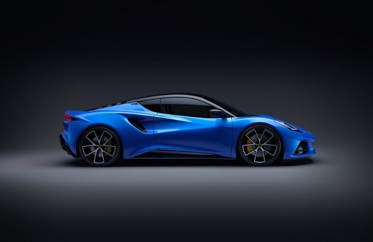 Side view of the 2023 Lotus Emira