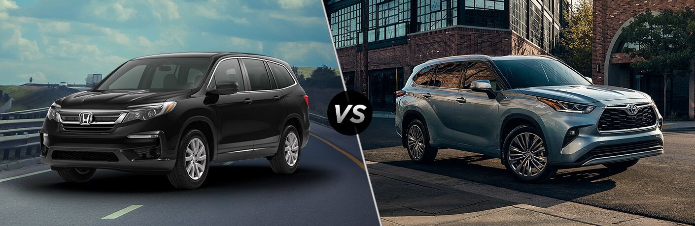 2021 Honda Pilot vs 2021 Toyota Highlander