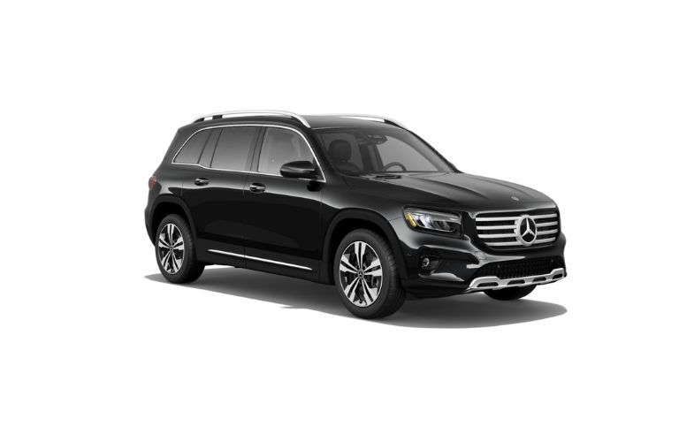 diagonal front view image of the 2025 Mercedes-Benz GLB 250 SUV