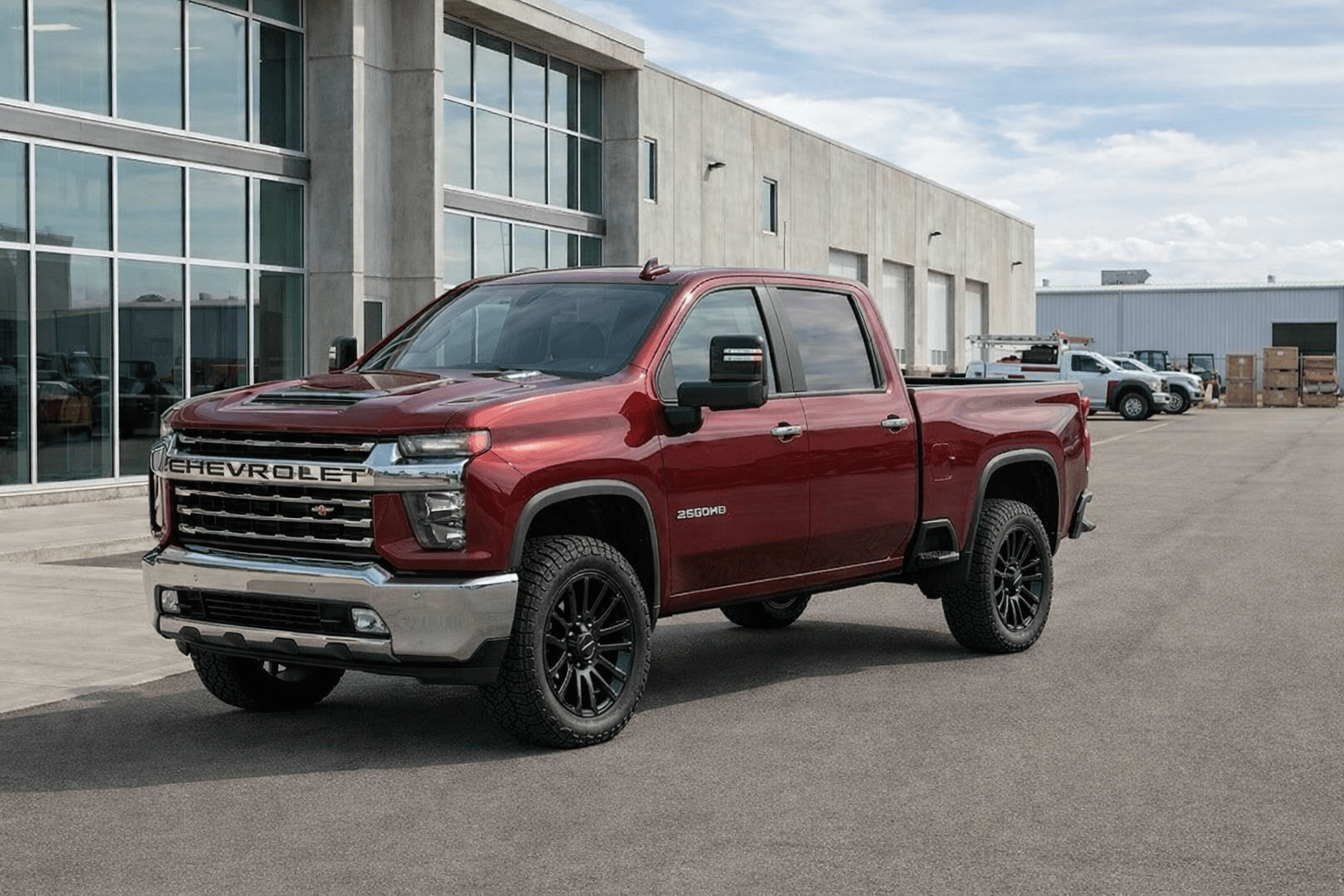 Chevrolet Silverado HD diesel truck in Texas dealership inventory