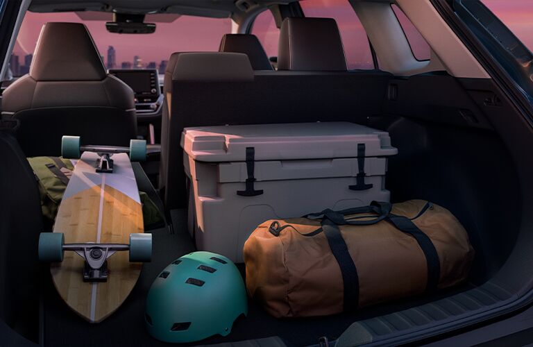 2022 Toyota Corolla Cross rear cargo area