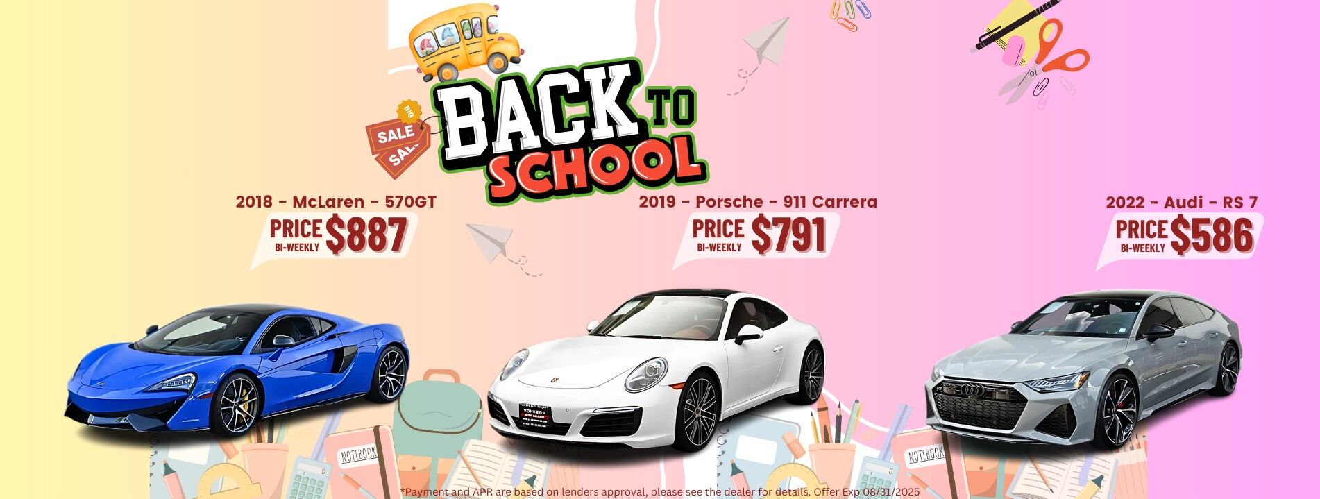 Back to School - Cars