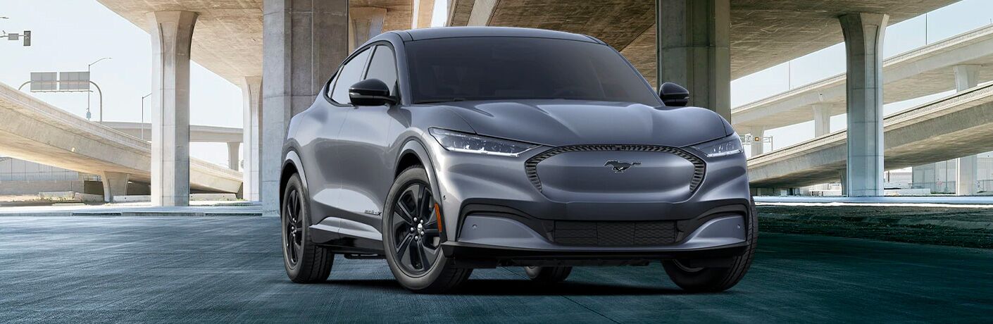 2021 Ford Mustang Mach-E California Route 1 in a city