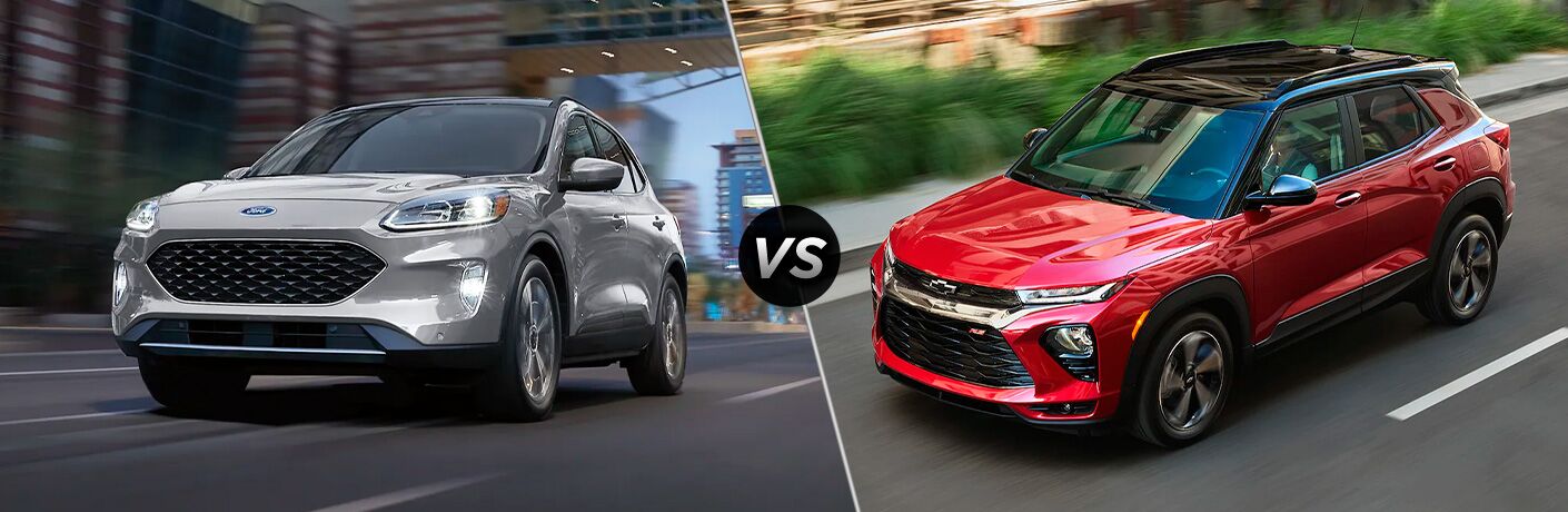 2021 Ford Escape versus 2021 Chevy Trailblazer