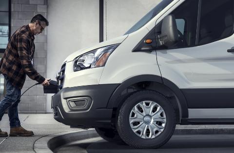 2022 Ford E-Transit Plug-in Charging