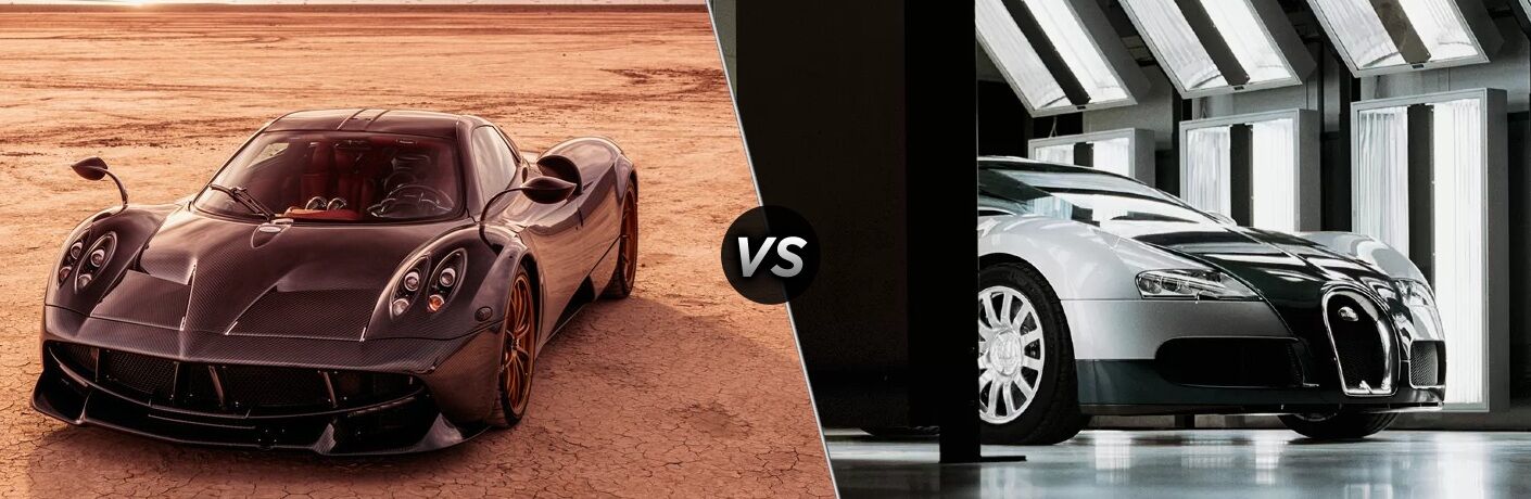 2018 Pagani Huayra vs 2014 Bugatti Veyron comparison image