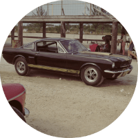 Shelby Ford Mustang Exterior Passenger Side Front Profile