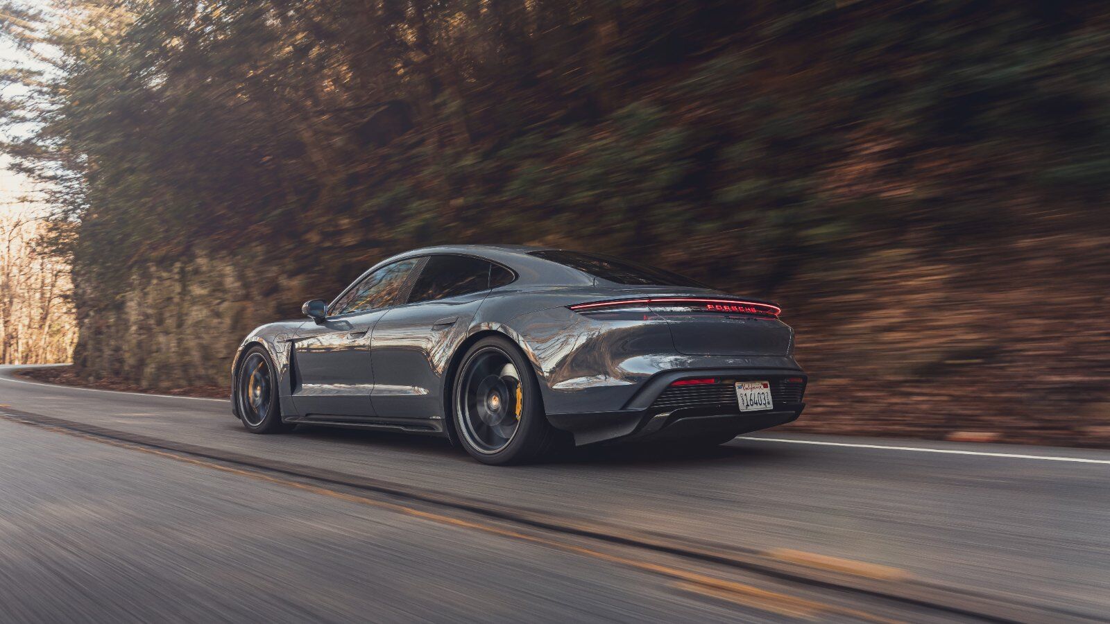Porsche Taycan side profile – regenerative braking at Champion Porsche – Champion Porsche Pompano Beach, FL