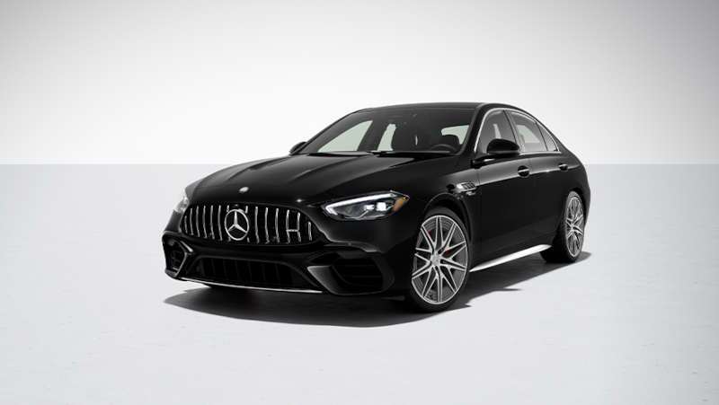 A front exterior view of the 2026 Mercedes-Benz AMG® C 63 S E PERFORMANCE Sedan