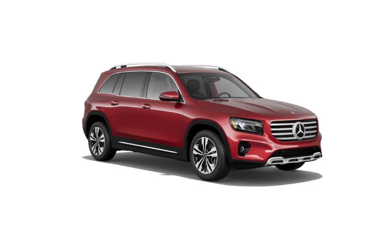 diagonal front view image of the 2025 Mercedes-Benz GLB 250 4MATIC SUV