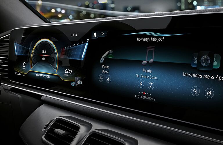 2022 Mercedes-Benz AMG GLE 63 S front display screen