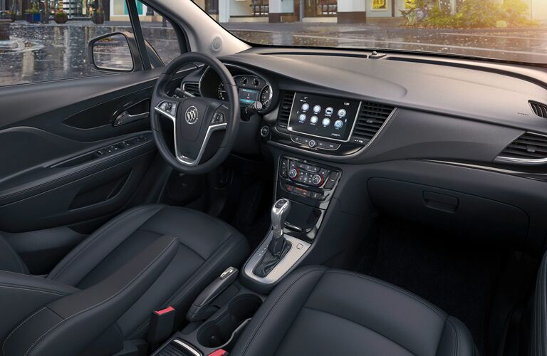 2020 Buick Encore steering wheel and dashboard