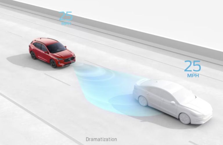 2025 Ford Escape ST-Line Elite safety feature simulation