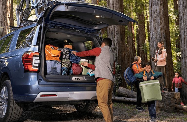 2022 Ford Expedition with a family of campers
