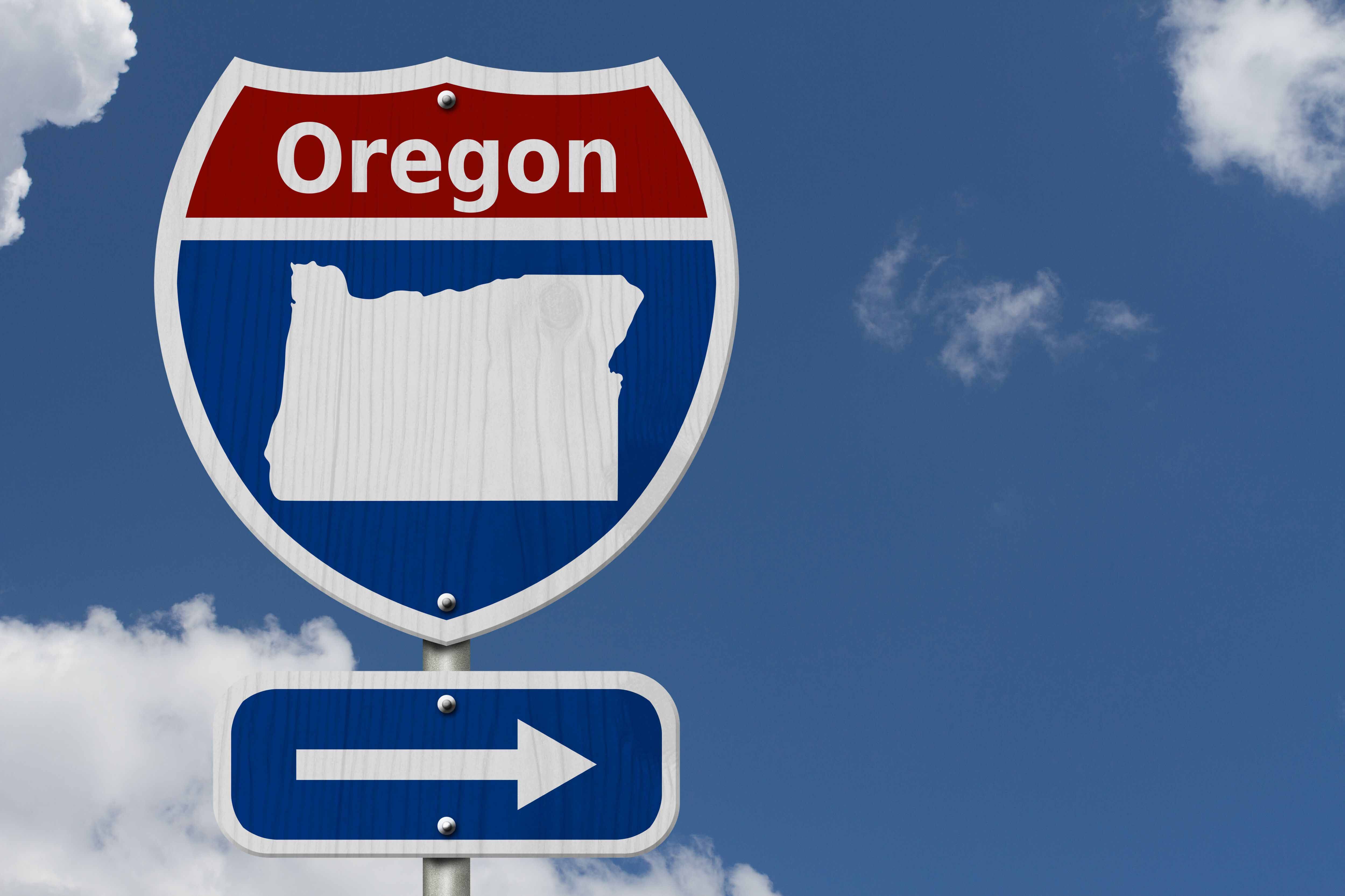 Oregon Highway Sign